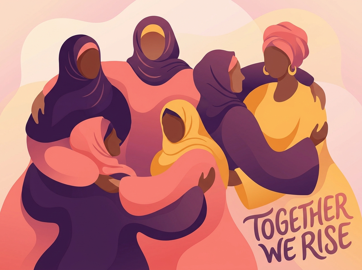 Sudanese women together